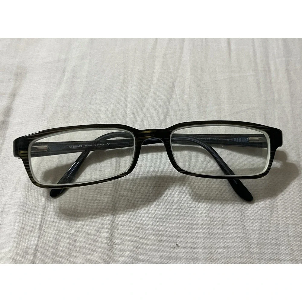 Versace Eyeglasses Frames MOD 3071 460 Green Rectangular 53-17-135